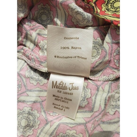 MATILDA JANE Cheerio Wrap Small Wrap Dress Green Red Retro Party Career … - Picture 8 of 10